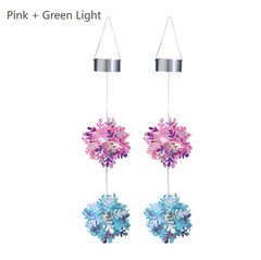 Solar Powered Waterproof Hanging Balls LED Lights for Outdoor Patio Decor