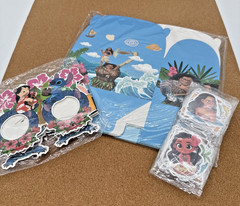 Moana Party Supplies Gift Boxes, Paper Eyeglasses, Paper Figures