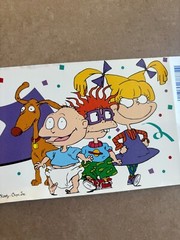 NEW DESIGNWARE REUSABLE «RUGRATS» STATIC CLING HAPPY BIRTHDAY BANNER- 1997