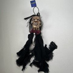 Morris Costumes Hanging Head With Bow-Tie in Pain 20in Hanging Decoration