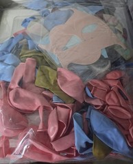 120+ Pcs Gender Reveal Decorations Kit Boy or Girl Balloon Arch Backdrop Box