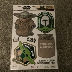 Star Wars Mandalorian Scene Wall Decorations Lot