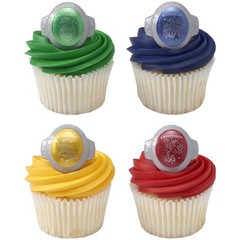 Harry Potter™ Rings, 24 Hogwarts™ Houses Cupcake Decorations Featuring Gryffi…