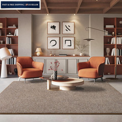 AROGAN Washable 2×6 Runner Rug for Hallway, 2′ x 6′ (Runner), Matte Brown