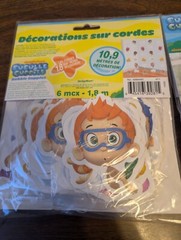 NEW Lot Of 3 Bubble Guppies 6’ String Hanging Party Decorations Gil Molly Puppy