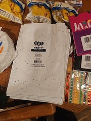 Birthday Party Lot. Tissue, Gift Bags, Decorating Kit, Mini Pinata, Table Cover