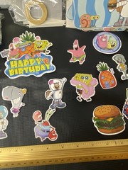 SpongeBob SquarePants Happy Birthday Party Decoration New