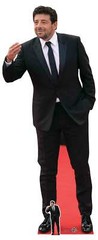 Patrick Bruel Suit Style French Singer Lifesize Cardboard Cutout with FREE Mini