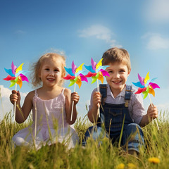 12 Pack Rainbow Pinwheels for Yard and Garden,Rainbow Party Decorations for Kids