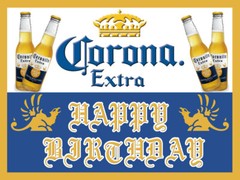 Modelo Beer Corona Party Decoration Birthday Backdrop Banner Background 7x5ft