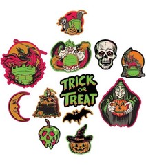 Disney Halloween Villains Haunted House Carnival Party Decor Cutouts 4 PACKS
