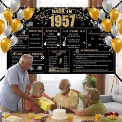 Versatile 69th Birthday celebrations Banner – Indoor & Outdoor Use, Gold Color