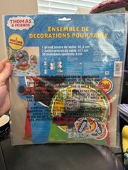 Thomas The Tank Engine Birthday Party Assorted Table Decorating Kit (23pc) New!!