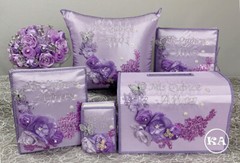5 piece Custom Sweet 15 package with Enchanted Floral.