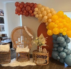 Here Comes the Son Balloon Arch Garland Kit 149pcs for Retro Sun Baby Shower …