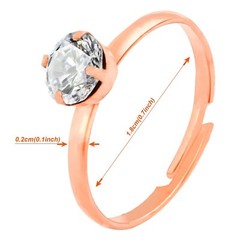 52 Pack Diamond Rings Bridal Shower Rings for Wedding Table Party Supply