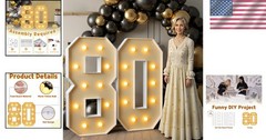 Marquee Numbers 80th Anniversary Set