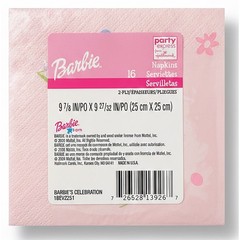 Barbie Celebration Dessert Napkins Birthday Party Supplies 16 Per Package NEW