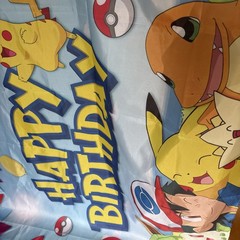 Pokémon Happy Birthday Theme Backdrop Banner 70×42 Big Banner