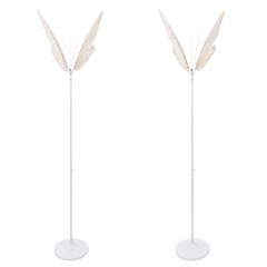 2 Pcs Wedding Butterfly LED Light Floor Hanging Light Butterfly Decoration Prop