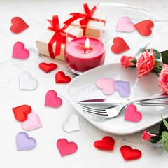 500 PCS Mixed Color Sponge Heart Confetti Valentine Wedding Party Decor