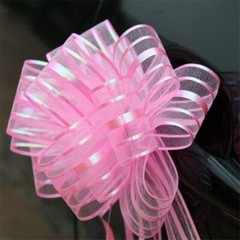 Decor Wedding Pull UK Wrap Party Organza Pom Gift Bow Bows Large 50mm Ribbon
