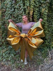 Gold Bow Christmas Holiday Christmas Wedding Décor Luxury Party Decorations