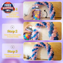 Balloon Shine Spray for Party : 15 Oz Balloons Spray Silicone for Mother’S Day H