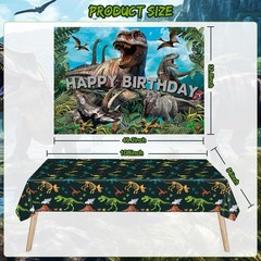 SPIGHTDEX Dinosaur Birthday Party Decorations Kit for Boys – Dino Party Supplies