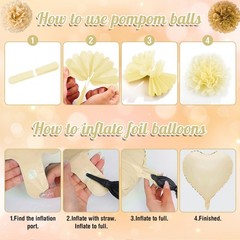 Bachelorette Party Decorations, Sand White Bride To Be Bridal Shower Balloons…