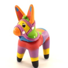 Miniature DONKEY PINATAS Cinco de Mayo Fiesta Party Favor Plastic