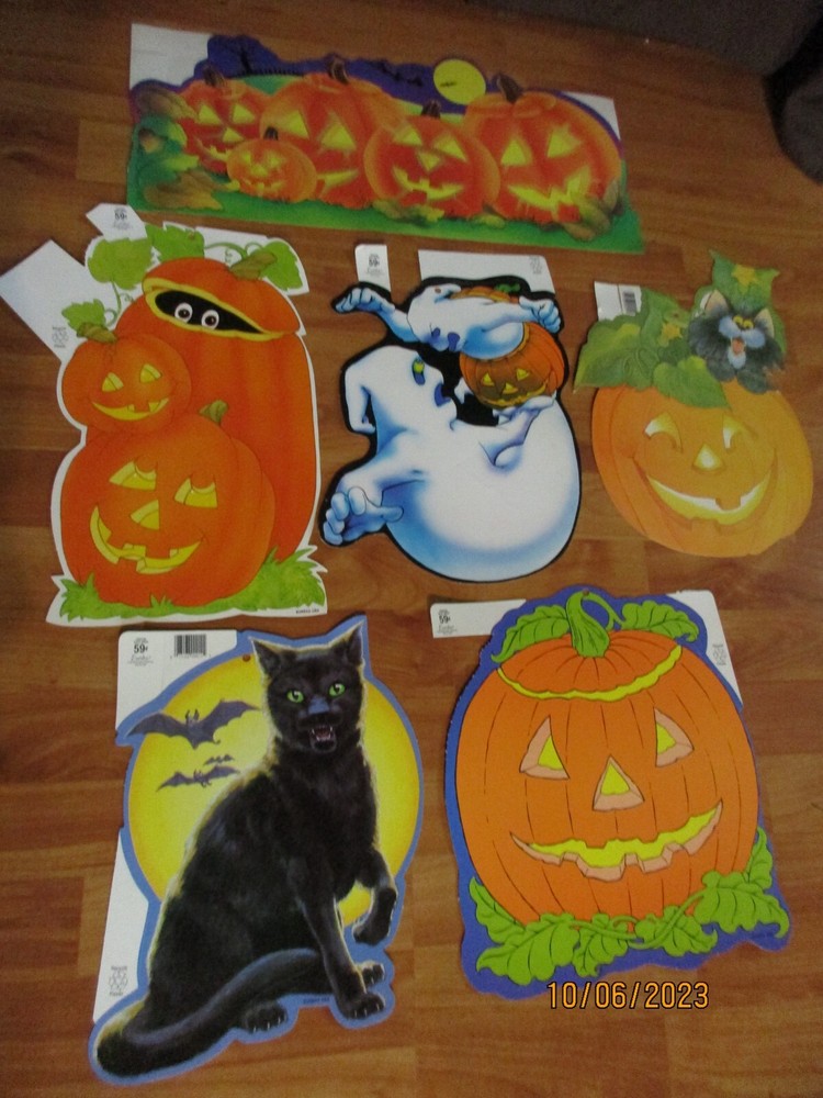 Halloween Diecuts Cutouts Vintage Eureka Decorations U Pick NOT a LOT