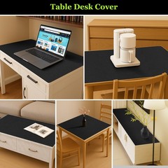 Warmstar Leather Table Cover 16 x30 Inch, 1.8MM Thick PVC Table Protector Waterp