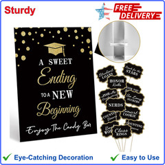 Graduation Candy Buffet Labels for Grad Party Decorations, Graduation Candy Bar