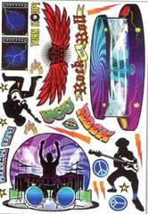 Rock and Roll Birthday Party Reusable Decorations for Walls, Doors and Ceilings