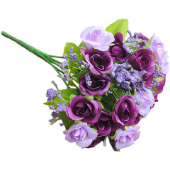 Silk Artificial Rose Buds 22cm for Table Centerpiece Home Office Wedding Decor