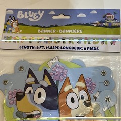 Bluey “Happy Birthday” 6 Ft. Banner, NIP, By Unique Industries/BBC Studios