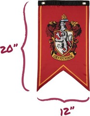 Conquest Journals Harry Potter Wizarding House Banner Flag Set, Multi-colored