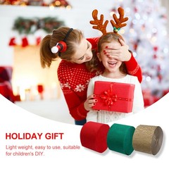 9Pcs Crepe Paper Rolls Assorted Colors Party Streamers Decoration Paper