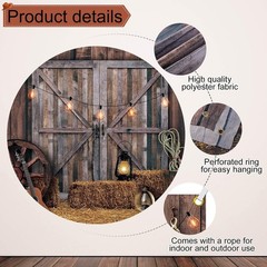 Versatile Western Photo Booth Background 13×6 ft