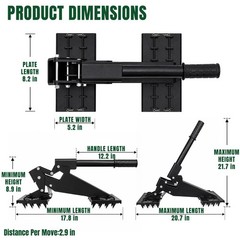 Heavy Duty Steel Synthetic Turf Puller Stretcher, Grass Seam Edge Tool
