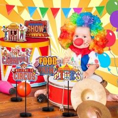 6 Pcs Carnival Party Decor Carnival Circus Decoration for Table Centerpieces …