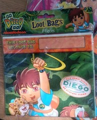2012 Dora Explorer, Diego Party 3 Pkg. Bags &, Banner Happy Birthday 29 Pc.’s