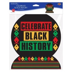 Beistle 3D Celebrate Black History Centerpiece 10in Party Decoration