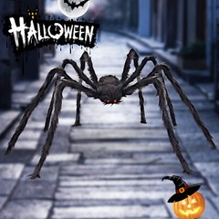 4ft Large Halloween Spider Haunted House Prop Indoor Outdoor Party Garden Decor