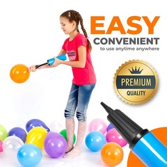 Hand Air Pump for Balloons – 9″ Portable Manual Balloon Pump, Mini Hand Pump …