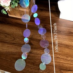 1meter Large Sequin Chain Shiny Decorative Strip Birthday Festival Party Pendant