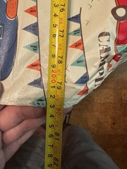 2- Retro Camping RV Tablecloths, Flannel Back