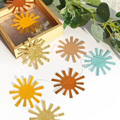 Sunshine Garland 2 Pcs Blue Brown First Trip Around the Sun