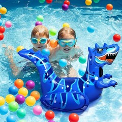 Arrowbash 4 Pcs Inflatable Dinosaur Fight Pool Float Game Set, 2 Players Gian…
